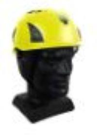 Qtech Industrial Vented Helmet Yellow