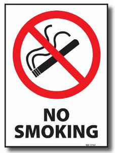 No Smoking Sign 340 x 240mm